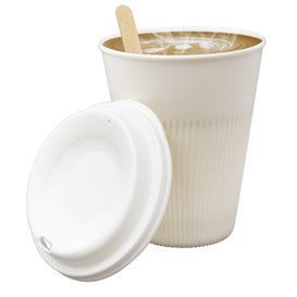 Durable Reusable PP Cream Lid for Tumbler Ø9,6cm (100 Units)