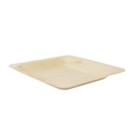 Mini Square Wooden Plate 10,5x10,5cm (600 Units)