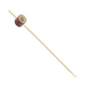 Bamboo Skewer with Red Ring 12cm (100 Units)