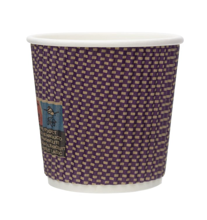 Paper Cup Ripple Wall Kraft 9Oz/270ml Ø8,0cm (1.050 Units) Paper Cup Ripple Wall Kraft 9Oz/270ml Ø8,0cm (1.050 Units)