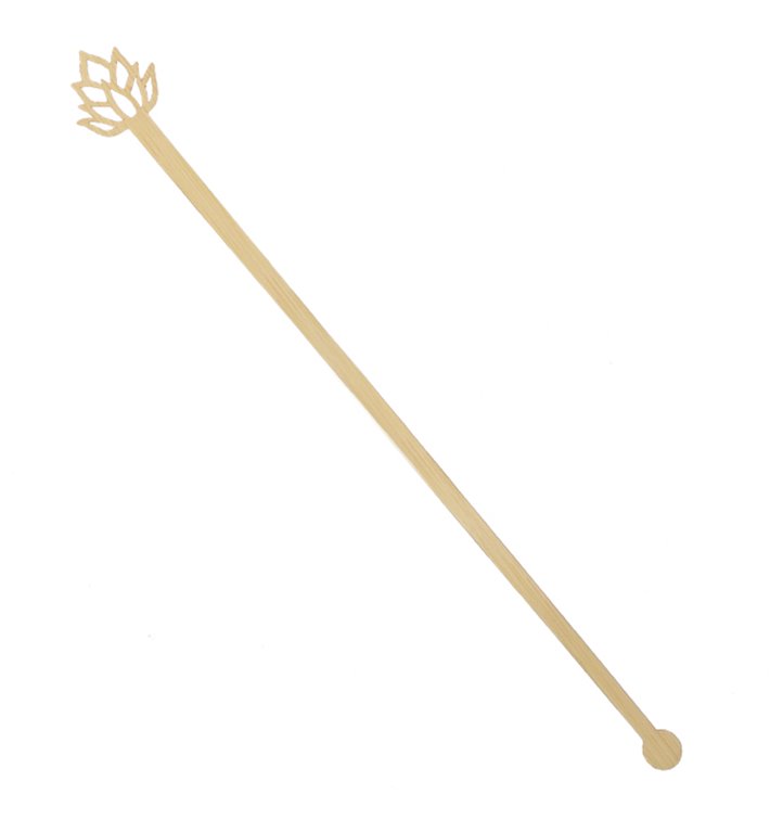 Bamboo Lotus Blossom Drink Stirrer 18cm (600 Units) Bamboo Lotus Blossom Drink Stirrer 18cm (600 Units)