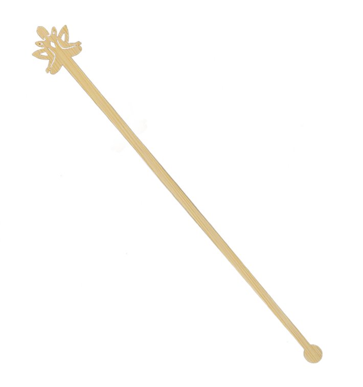 Bamboo Stirrer “Bouddha 2” for Drink 18cm (600 Units) Bamboo Stirrer “Bouddha 2” for Drink 18cm (600 Units)