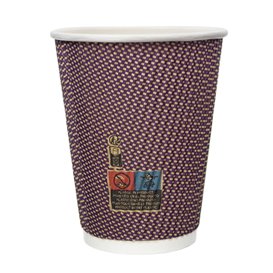 Paper Cup Ripple Wall Kraft 9Oz/270ml Ø8,0cm (1.050 Units)