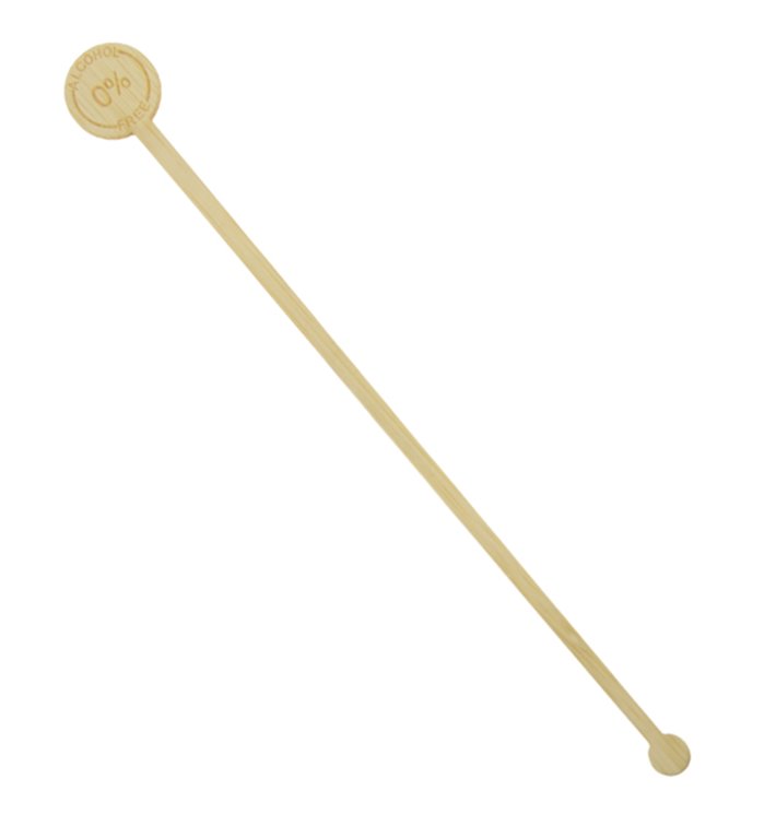 Bamboo 0% Alcohol Drink Stirrer 18cm (600 Units) Bamboo 0% Alcohol Drink Stirrer 18cm (600 Units)