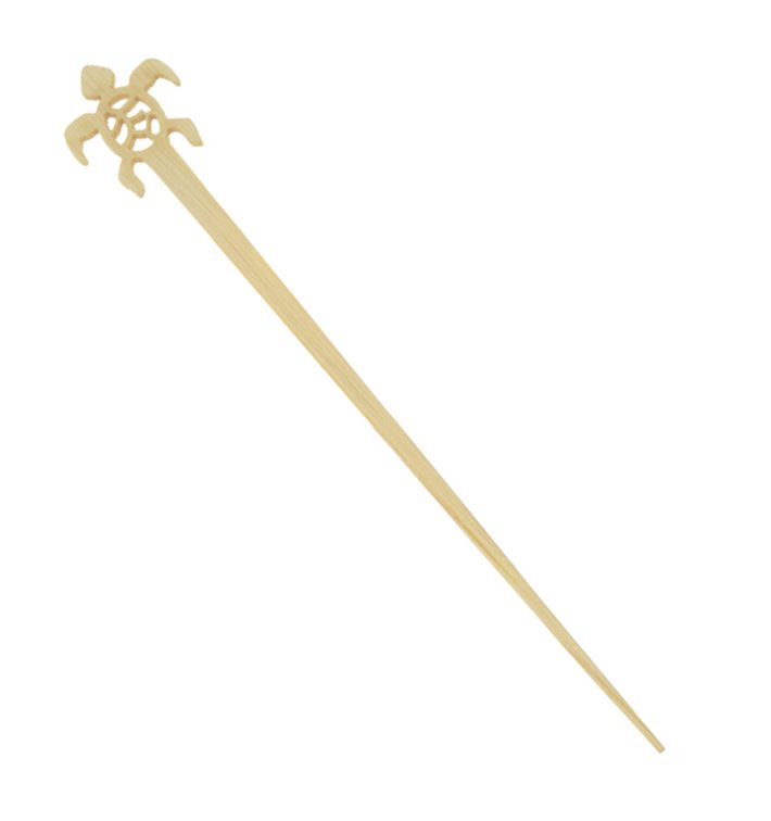 Turtle Bamboo Drink Stirrer 12cm (50 Units) Turtle Bamboo Drink Stirrer 12cm (50 Units)