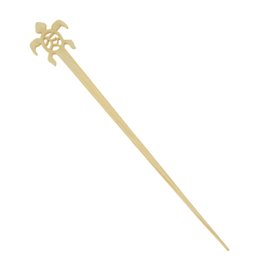 Turtle Bamboo Drink Stirrer 12cm (600 Units)
