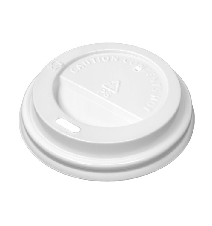 Lid for Paper Cup Hole 4Oz/120ml White Ø6,2cm (1.000 Units) Lid for Paper Cup Hole 4Oz/120ml White Ø6,2cm (1.000 Units)