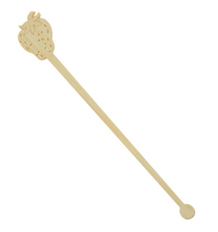 Bamboo Stirrer Strawberry for Drink 14cm (50 Units) Bamboo Stirrer Strawberry for Drink 14cm (50 Units)