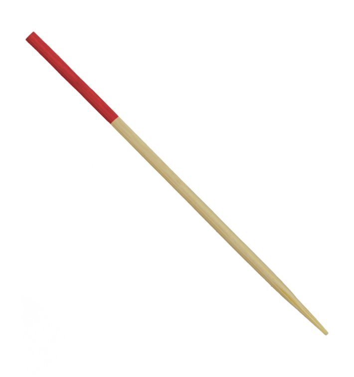 Bamboo Skewer Red Tip 7cm (300 Units) Bamboo Skewer Red Tip 7cm (300 Units)