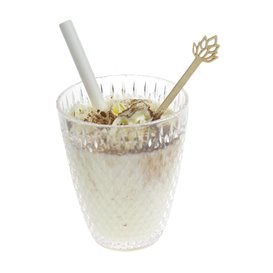 Bamboo Lotus Blossom Drink Stirrer 14cm (50 Units) 