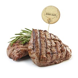 Well Done Food Marker “Bien Cuit” 9 cm (60 Units)