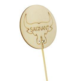 Medium Rare Food Marker “Saignant” 9 cm (1200 Units)