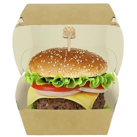 Bamboo Skewer Burger 12cm (50 Units) 