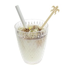 Turtle Bamboo Drink Stirrer 14cm (50 Units) 