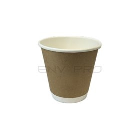 Cardboard Cup 12Oz/360ml Double Wall Smooth Kraft Ø9cm (500 Units)