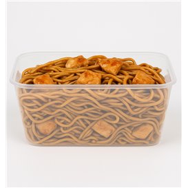 Rectangular Container in PP Transparent 1.000ml 17,4x11,6x7cm (500 Units)