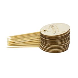 Well Done Food Marker “Bien Cuit” 9 cm (60 Units)
