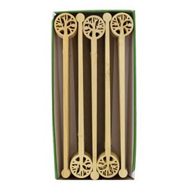 Bamboo Tree of Life Drink Stirrer 14cm (600 Units)
