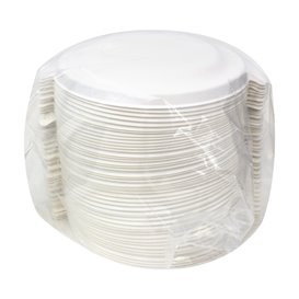 Sugarcane Lid White for Bowl 470ml (50 Units)