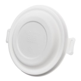 Sugarcane Lid White for Bowl 470ml (400 Units)