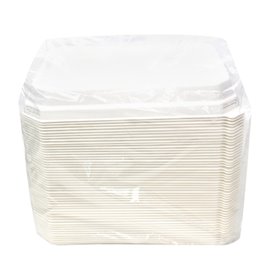 Lid in PLA for Sugarcane Tray 16,5x21,5cm (50 Units)