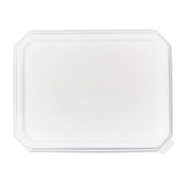Lid in PLA for Sugarcane Tray 16,5x21,5cm (50 Units)
