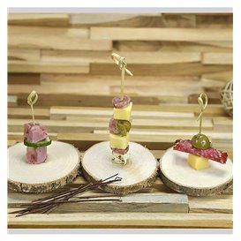 Natural Bamboo Bow Skewer 7cm in box (2.500 Units)  