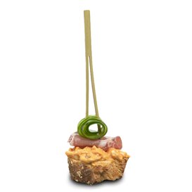 Double Bamboo Skewer 15 cm (100 Pezzi)