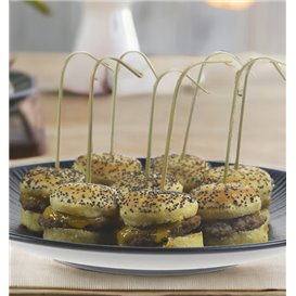 Bamboo Curved Skewer 9 cm (1.200Pezzi)
