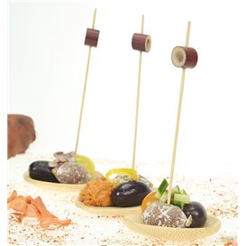 Bamboo Skewer with Red Ring 12cm (1000 Units)