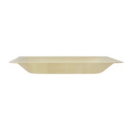 Square Wooden Plate 10,5x10,5cm (600 Units)