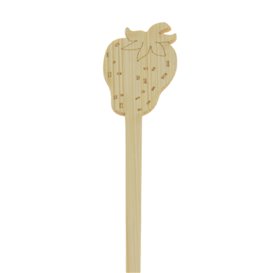 Bamboo Stirrer Strawberry for Drink 14cm (600 Units)