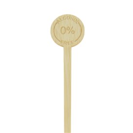 Bamboo 0% Alcohol Drink Stirrer 14cm (50 Units)