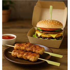 Natural Bamboo Golf Skewer 18cm (100 Units)  