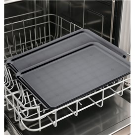 Plastic Tray Black 50x37cm (24 Units)