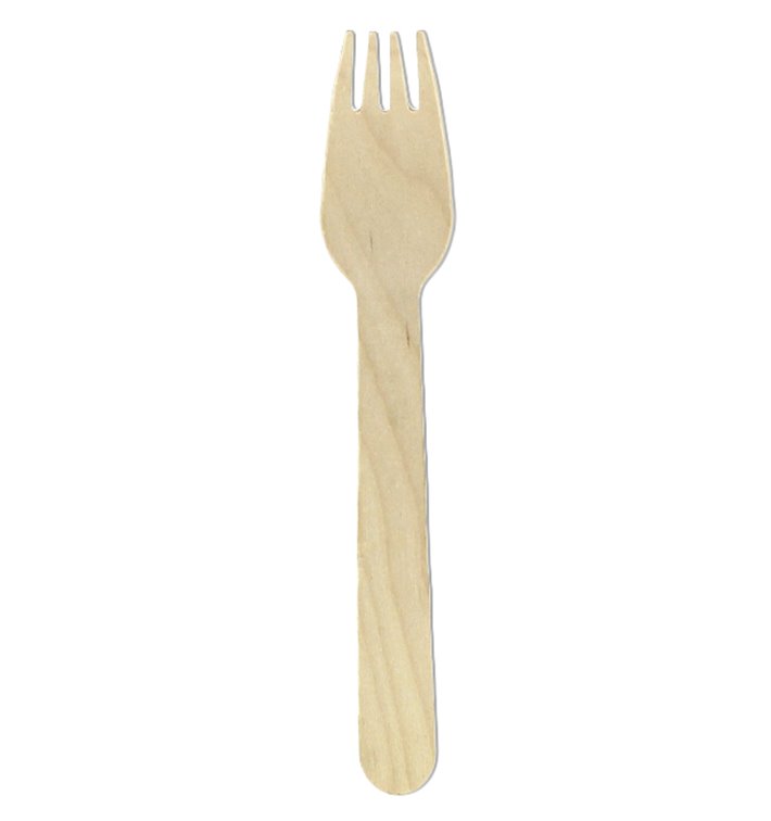 Wooden Fork Eco 16cm (1200 Units) Wooden Fork Eco 16cm (1200 Units)