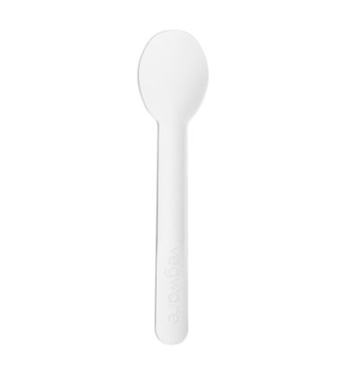 Rigid Cardboard Teaspoon White 13cm (50 Units) Rigid Cardboard Teaspoon White 13cm (50 Units)