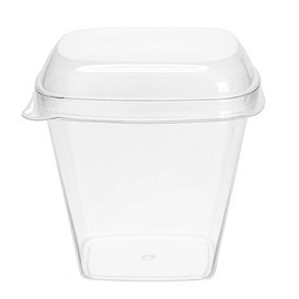 Lid for Tasting Bowl PS Transparent 7,5x7,5cm (100 Units)