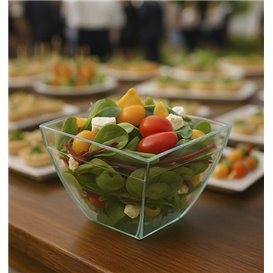 Transparent PS Tasting Bowl “Water Green” 580ml (25 Units)