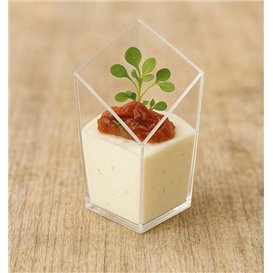 Transparent PS Diamond Portion Tasting Cup 60ml (200 Units) 