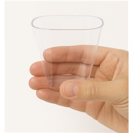 Transparent PS Portion Tasting Cup 150ml High 6.1cm (20 Units) 