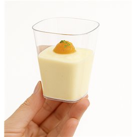 Portion Tasting Cup PS Transparent 150ml High 7.1cm (200 Units) 