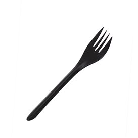 Reusable Fork in PP Black 17,5cm (50 Units)