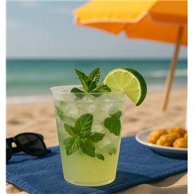 PP Mojito Glass Unbreakable Reusable Transparent 480 ml (10 Units)