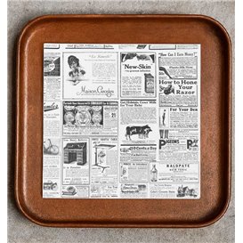 Paper Food Wrap Grease-Proof "Times" 31x31cm (4.000 Units)