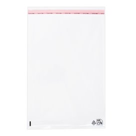 Plastic Bag with Adhesive Flap Cellophane 25x35cm G-160 (100 Units)  