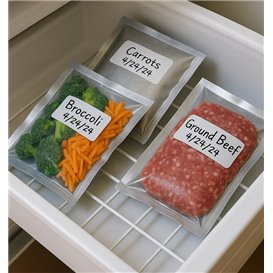 Chamber Vacuum Pouches 90 microns Silver 1,70x2,50cm (100 Units)  