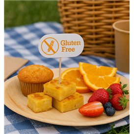 Gluten Free Food Flags 8 cm (3.000 Units)