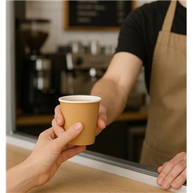 Paper Cup 9Oz/290ml Kraft Ø8,0cm (1.000 Units)