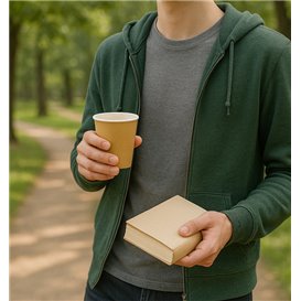 Paper Cup 9Oz/290ml Kraft Ø8,0cm (1.000 Units)